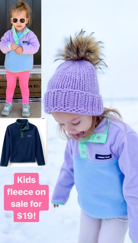 Run…this kids’ fleece pullover is currently on sale for $15-20! This is a favorite piece of ours each year. Lots of color options for boys and girls, excellent quality, keeps children warm during the fall and winter. 

Casual play wear outfits for kids, Lands’ End girls clothing, toddler style, sale, affordable #girlsclothing #sale #kidsclothing #childrensclothing 

#LTKsalealert #LTKfindsunder50 #LTKkids