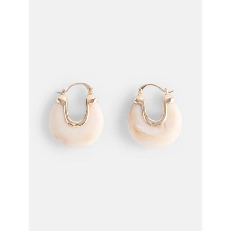 Scenario Women's Resin Pave Earring | Walmart (US)