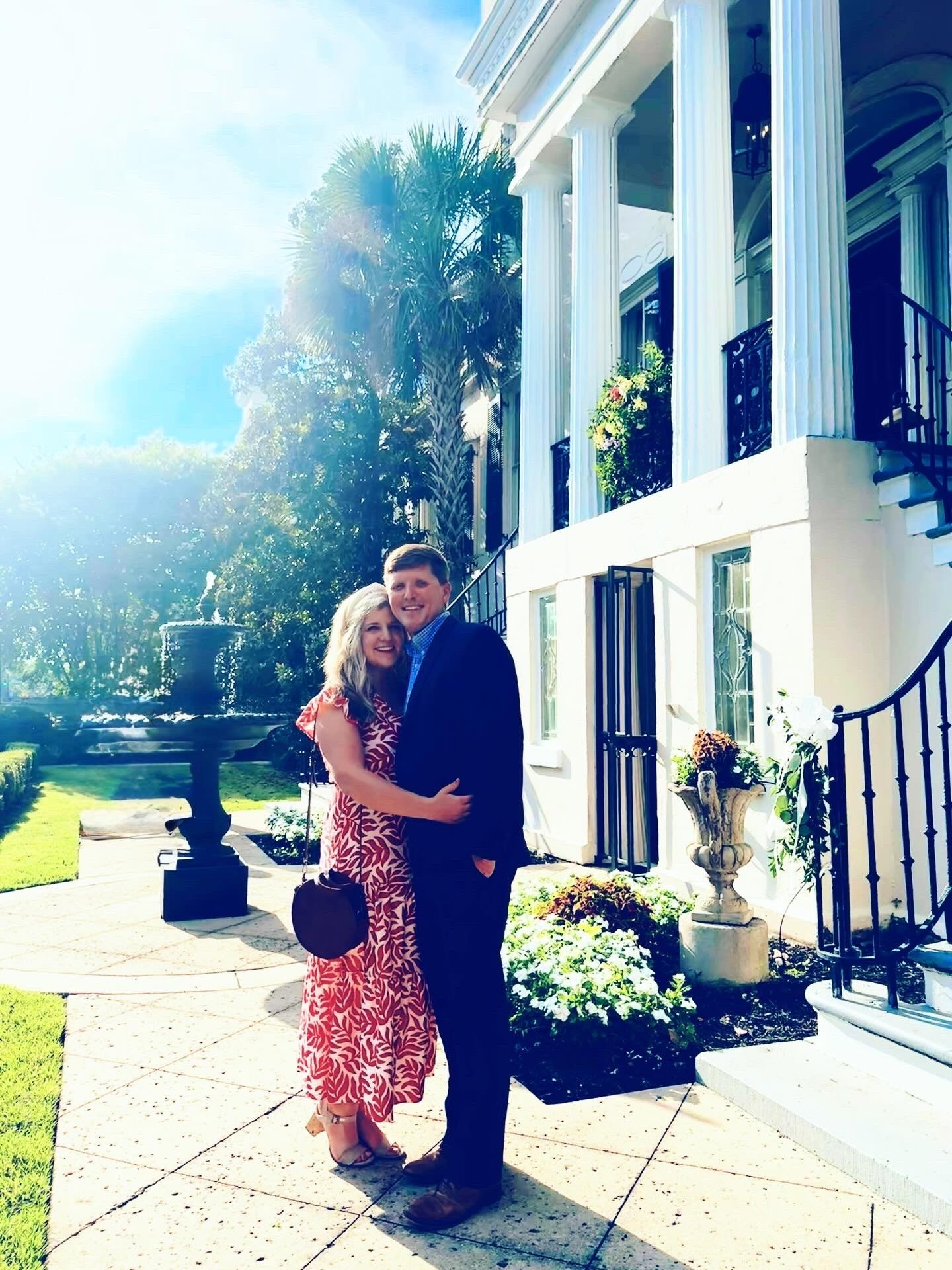 A whole weekend of family affairs ❤️ - a beautiful God-centered ✝️ family wedding 💒  yesterday down in Augusta, GA 🍑, a wonderful visit this afternoon in St. Augustine, FL 🌴🍊 with Trey (Wes’ brother) and Meghan’s beautiful family🤱 (& got to meet sweet baby 👶🏼 Margot !! 🎀), and now *officially* on our way to DISNEY WORLD 🐭🏰🪄 (for their dream 💭 birthday 🎂 party 🎉 slash trip 🎈this year!! 🥳) with these two happy 🤗 (& sleeping 💤 hehe) Mickey loving 🥰 babies 👶🏼 in the backseat!!! ❤️🌟🖤 #whataweekend #familytime #cousinlove #disneybound #disneyherewecome