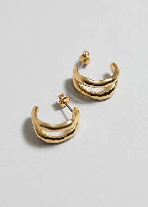 Organic Shaped Hoop Earrings | & Other Stories (EU + UK)