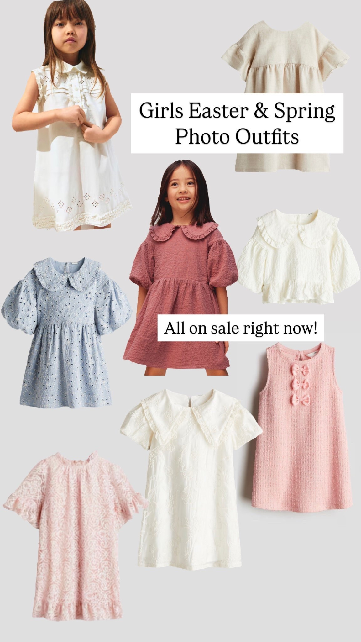 Girls spring & Easter outfit inspo! Easter dresses. Toddler dresses. Spring family photo outfits. All on sale today!

#LTKSpringSale #LTKSeasonal #LTKKids