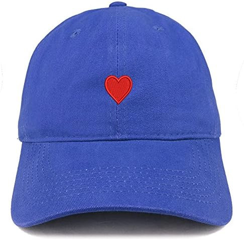Emoticon Heart Embroidered Cotton Adjustable Ball Cap Dad Hat | Amazon (US)