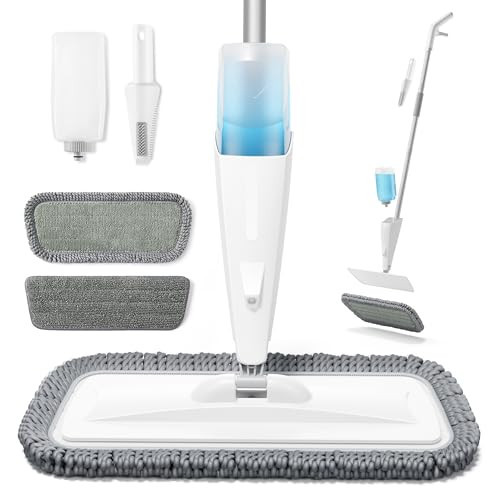 JOYMOOP Spray Mop for Floor Cleaning, Dry Wet Microfiber Mop with 18oz Refillable Bottle and 2 Replacement Pads, Floor Mop for Home or Commercial Use | Amazon (US)