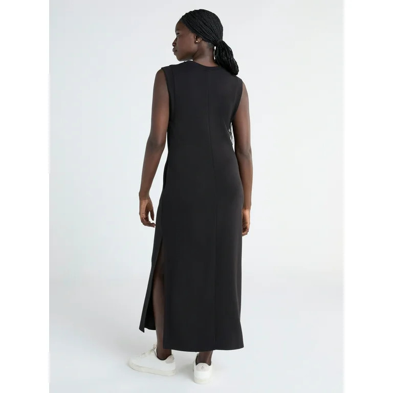 Scoop Women's and Women’s Plus Ultimate ScubaKnit Sleeveless Maxi Dress, Sizes XS-4X | Walmart (US)