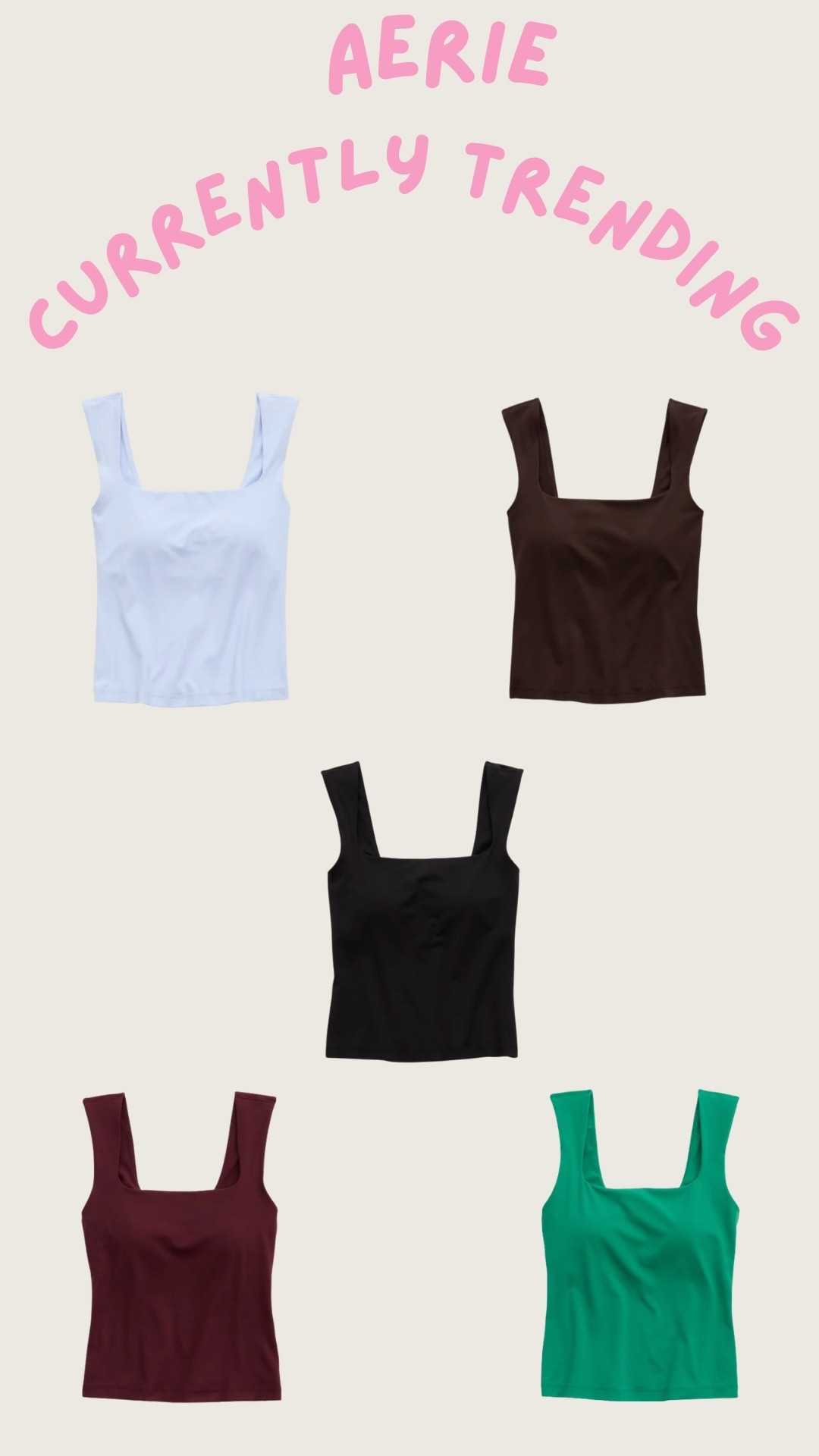 I love these square neck tanks from aerie!

#LTKootd #LTKSeasonal