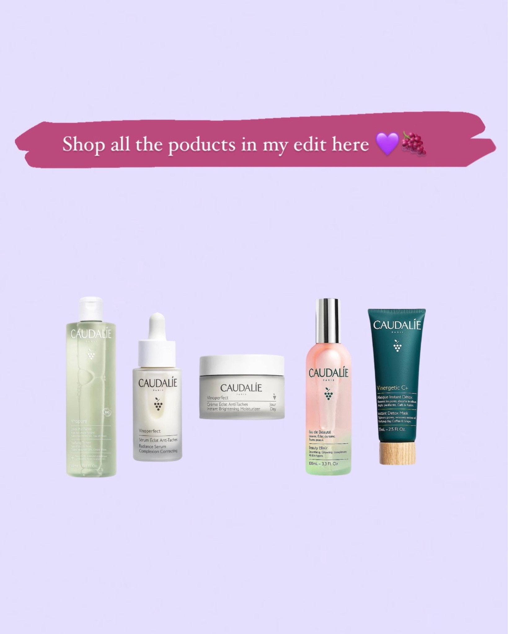 My most loved Caudalie products 💜🍇

#LTKbeauty