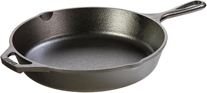Lodge 10.25 Inch Cast Iron Pre-Seasoned Skillet – Signature Teardrop Handle - Use in the Oven, ... | Amazon (US)