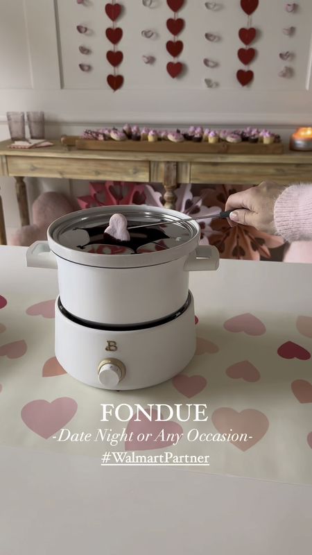 #WalmartPartner Comment SHOP to get all the details sent to your inbox. 

I am partnering with @Walmart to share a fun date night or any night idea - Fondue! This Beautiful Electric Fondue set is so amazing you will use it for so many occasions! We love the hand mixer to bake with, the knives are not only great but pretty too! The electric kettle has been a must. Did you see the cute little heart Dutch oven? They have so many more items so don’t miss my stories and some other recipes too! 

Here is our yummy Fondue recipe : 
Get your electric fondue make sure add the boiling water under the crock and add, 12 ounces of Semi-Sweet Chocolate chips. Next add 6 ounces of Milk Chocolate chips. 1 cup heavy whipping cream. 1 /8 teaspoon salt 1 teaspoon vanilla extract

Stir and enjoy! 

For the full recipe and to shop this post don’t forget to comment shop #LTKMostLoved

#LTKhome #LTKsalealert