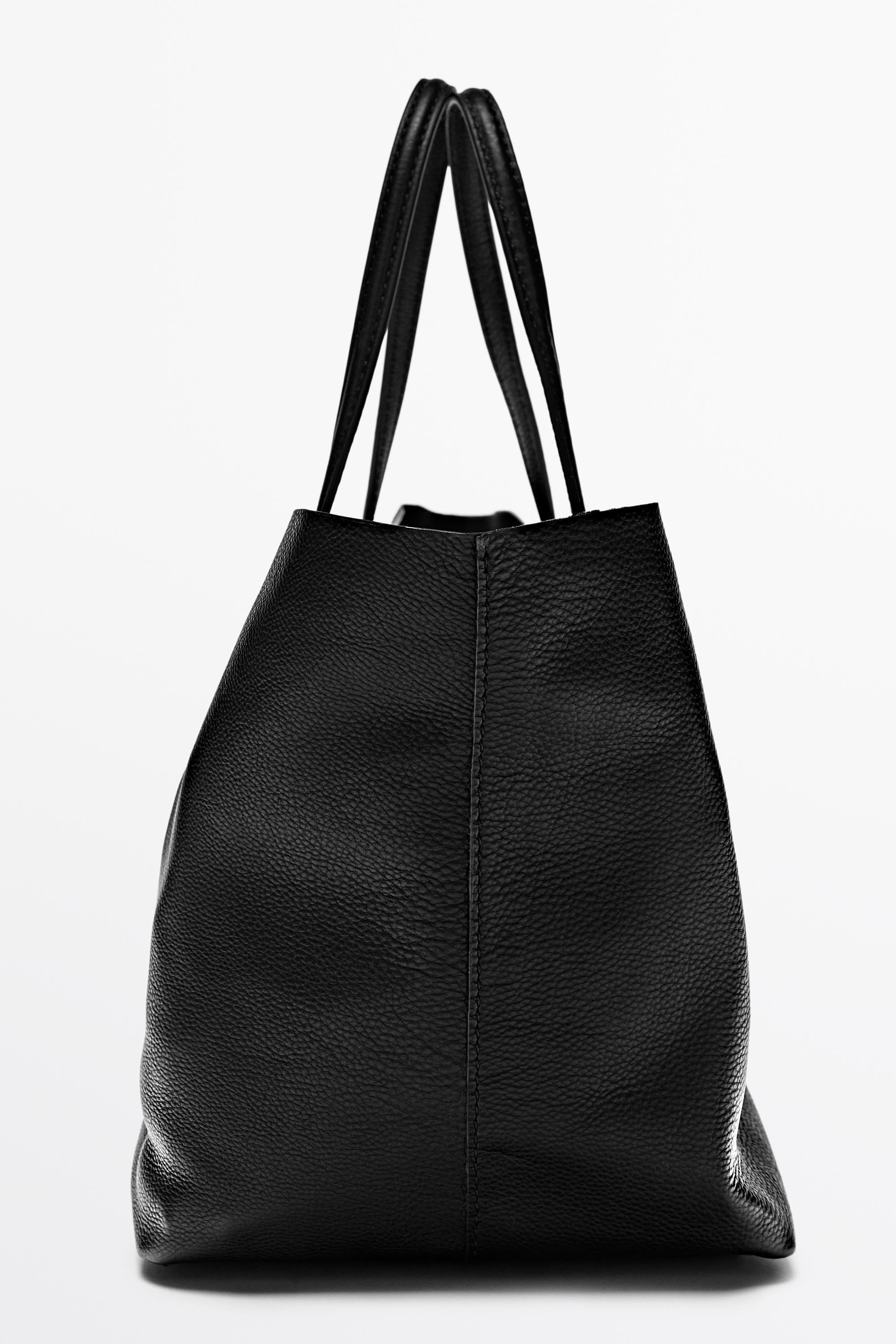 Tote bag medium en cuir nappa | Massimo Dutti FR
