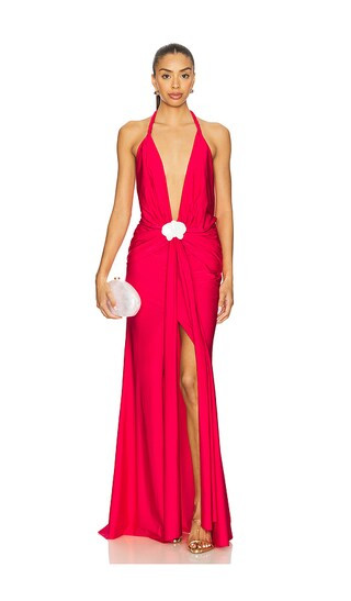 Olesia Maxi Dress in Raspberry | Revolve Clothing (Global)