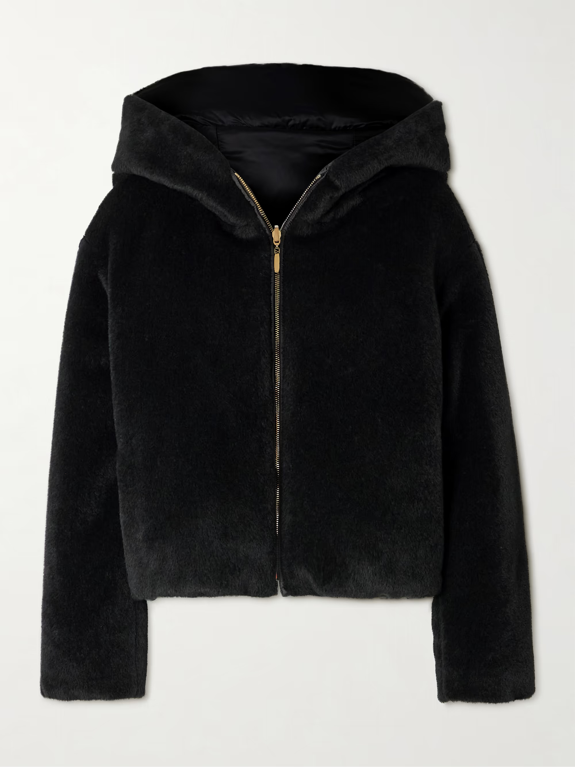 Olly hooded reversible alpaca and wool-blend and shell down jacket | NET-A-PORTER (US)