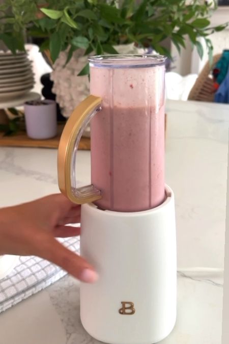 We are loving this $30 blender from the Beautiful line at Walmart! You can blend your smoothie directly into your travel cup! I linked a few other Beautiful favorites as well! #walmart #walmartpartner #walmarthome 
.


#LTKover40 #LTKhome #LTKActive