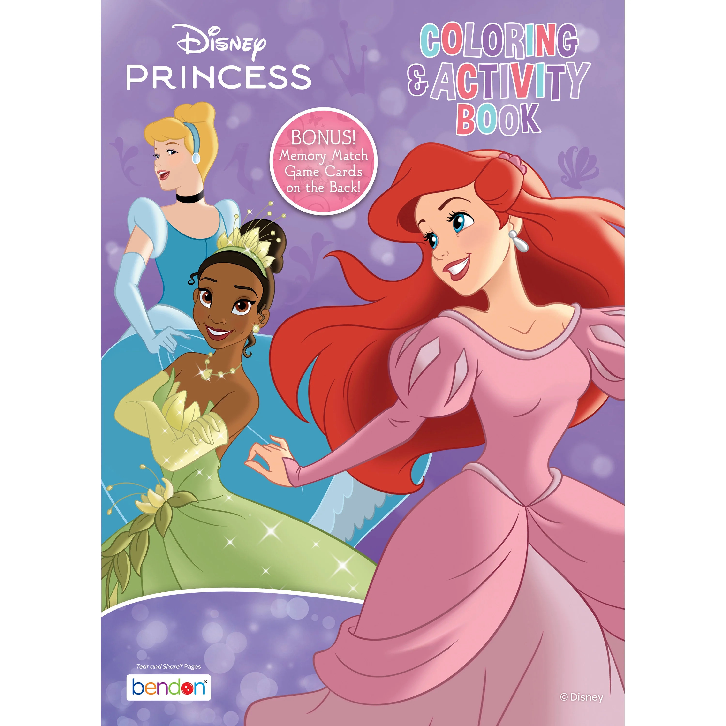 Disney Princess 48-page Coloring & Activity Book, by Bendon, Paperback | Walmart (US)