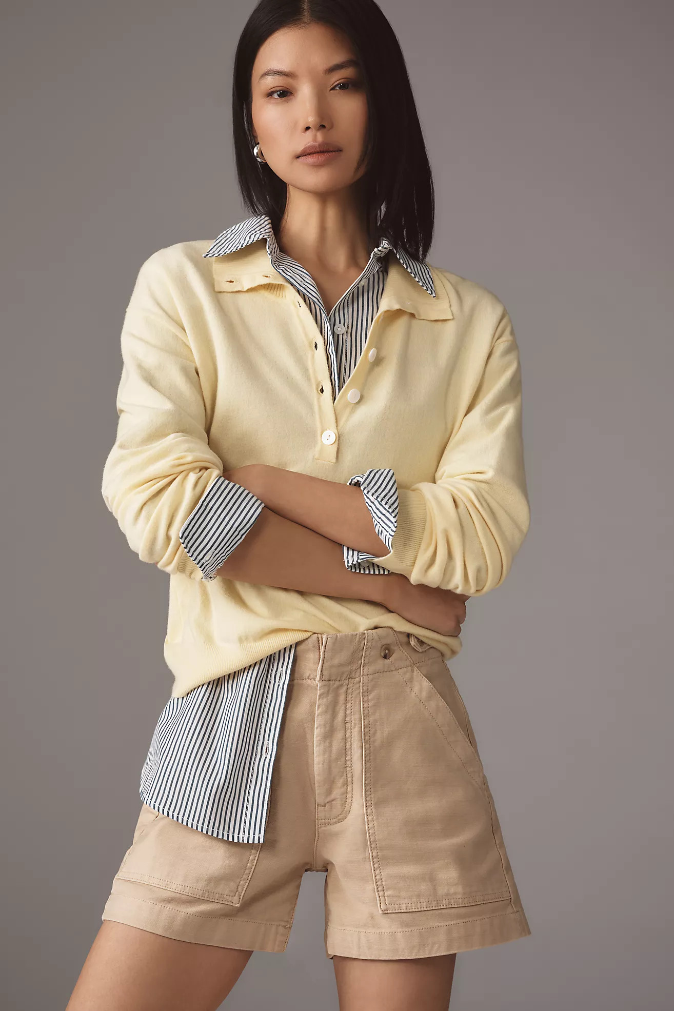 The Henri Camper Shorts by Pilcro | Anthropologie (US)
