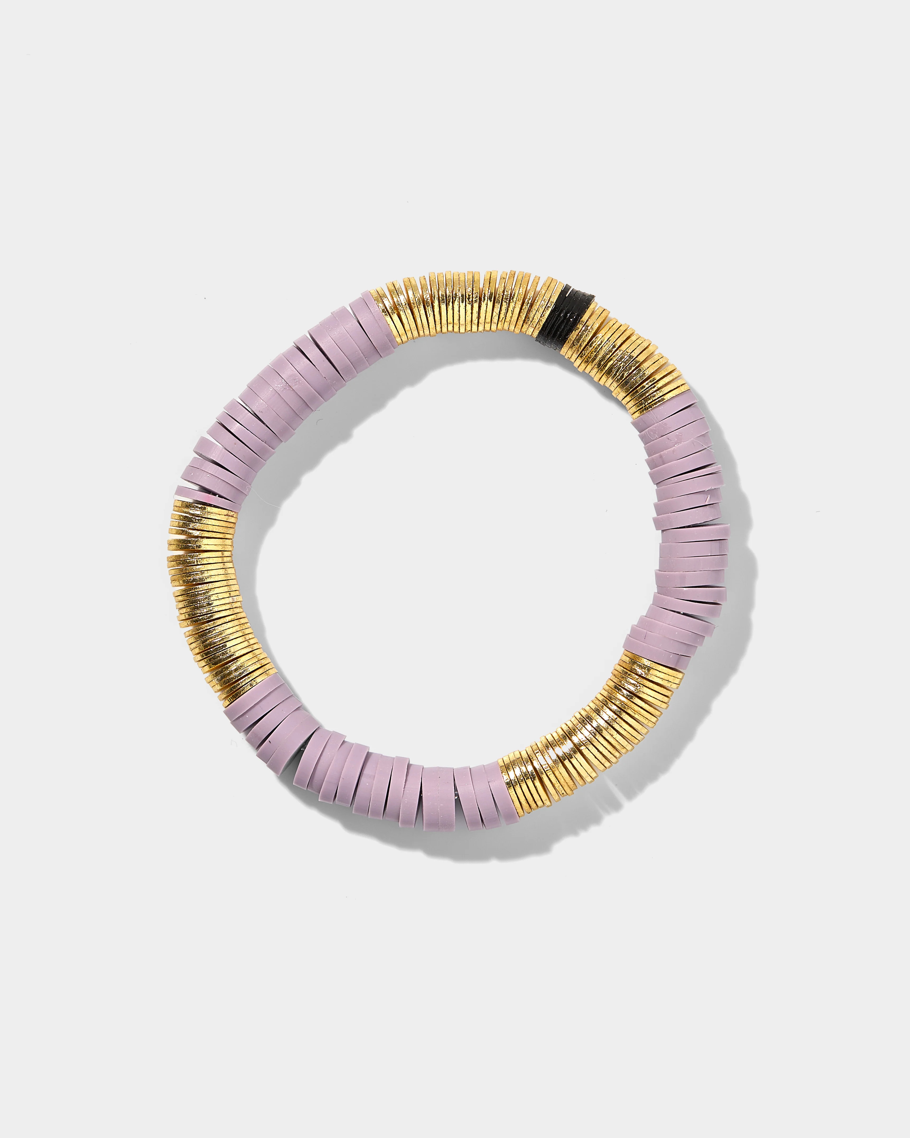 Heather Purple Vinyl Bracelet 8mm | Allie + Bess