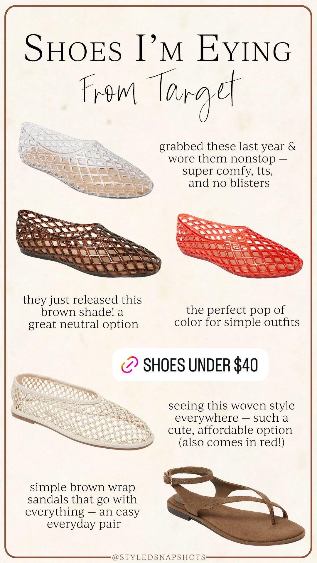 Shoes I’m eyeing at Target - all $40 or less 