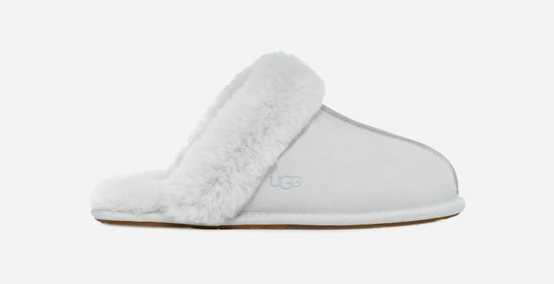 UGG® Women's Scuffette II Suede Sheepskin Slipper in Glacier Grey, Size 8 | UGG (US)
