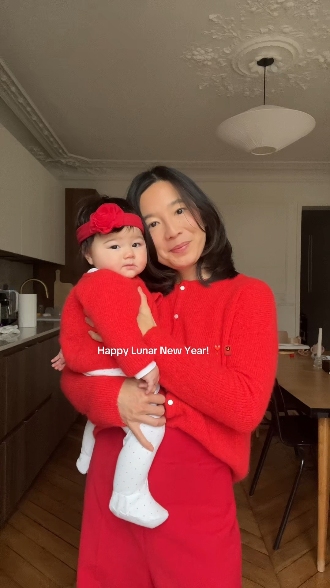 Lunar New Year red outfit with my mini! 

#LTKBaby #LTKFamily #LTKPetite
