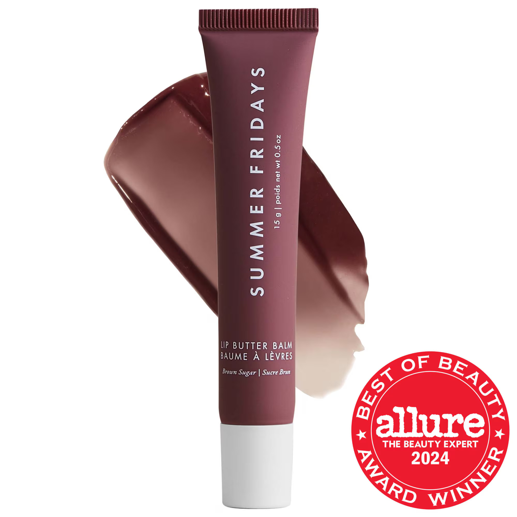 Summer Fridays Lip Butter Balm for Hydration & Shine Brown Sugar - sheer nude | Sephora (CA)