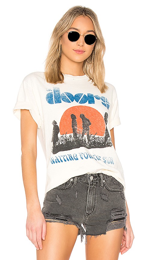 Doors Waiting for the Sun Oversized Tee in Vintage White | Revolve Clothing (Global)