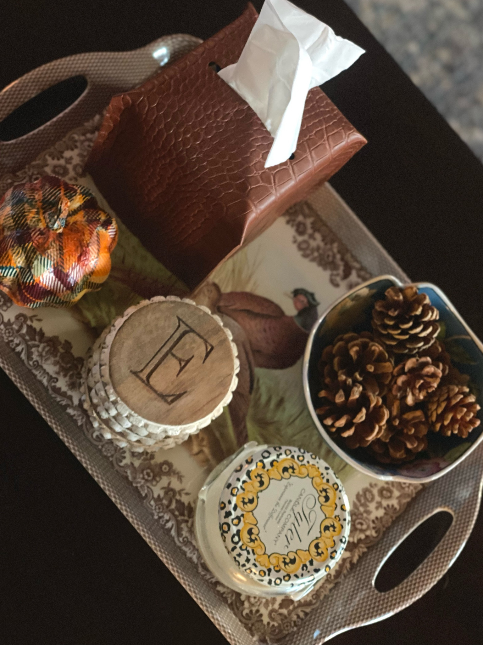 coffee table tray styling for fall 🤎🎃🫶🏼 

#LTKHalloween #LTKFallSale #LTKSeasonal