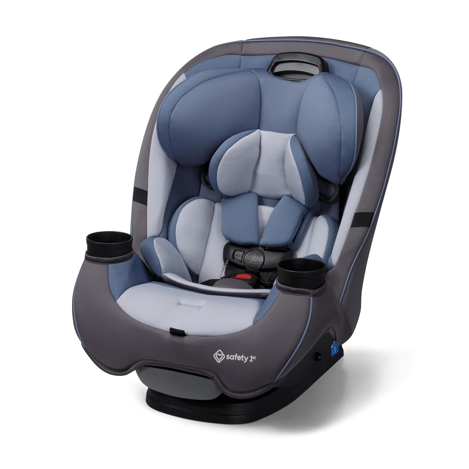Safety 1st Grow and Go All-in-One Slim Convertible Car Seat, Rear Facing, 5-40 lbs, Forward Facing (30–65 lbs), High Back Booster Seat 40-100 pounds, Alaskan Blue | Amazon (US)