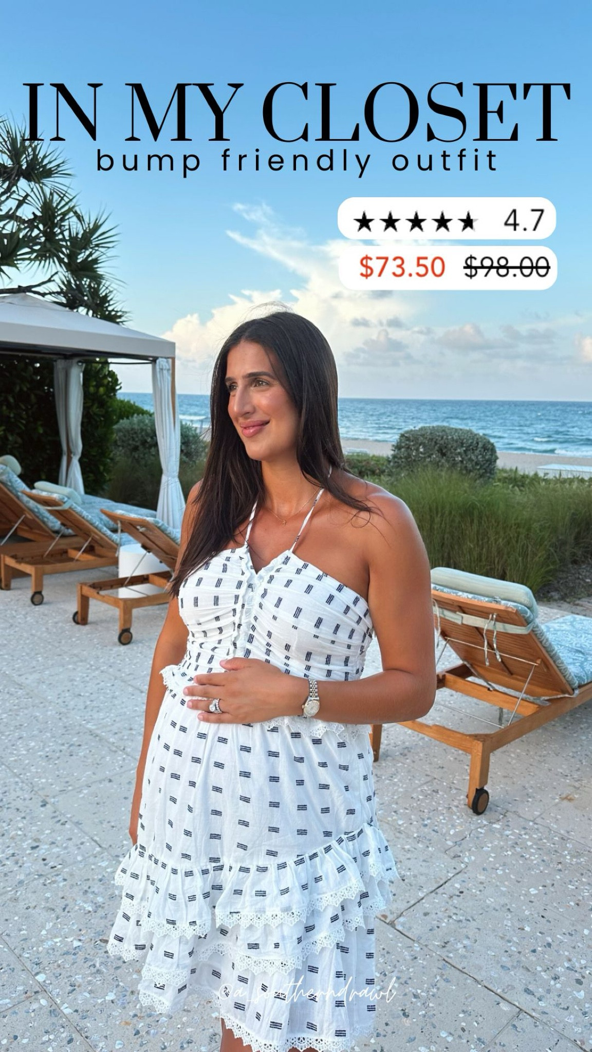 Bump friendly dress under $75!✨

Fit tips, tts, M to accommodate bump 

bump friendly dress, babymoon dress, white dress, sale alert, mom to be dress, baby bump dress, Grace White, A Southern Drawl

#LTKBump #LTKStyleTip #LTKFindsUnder100