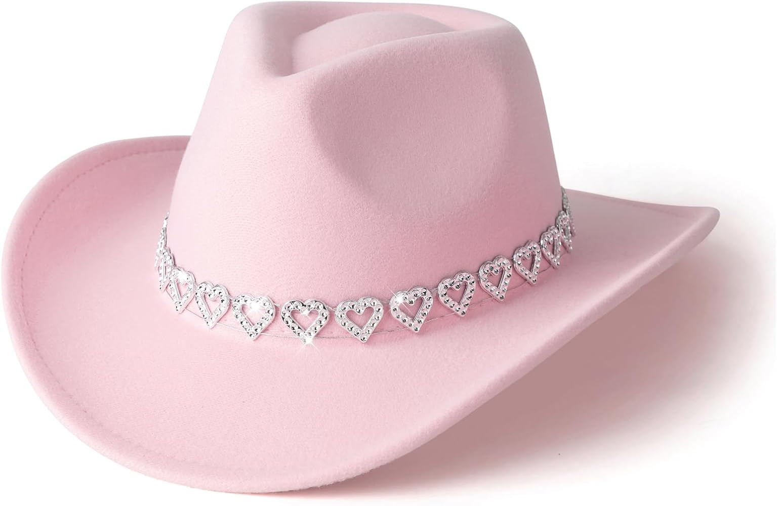 Western Cowboy Hat for Women Wide Brim Cowgirl Hats | Amazon (US)
