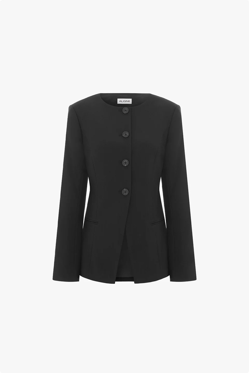 ALIGNE Long Waisted Blazer - Black | Daphne | ALIGNE UK & EU