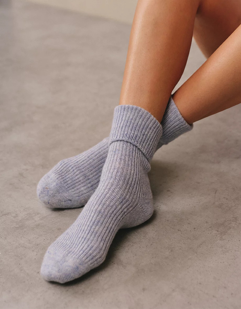Cashmere Bed Socks | The White Company UK & ROW