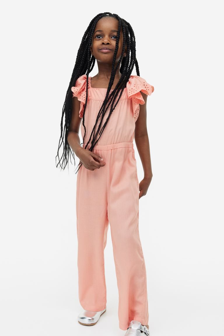 Eyelet Embroidered Jumpsuit | H&M (US + CA)