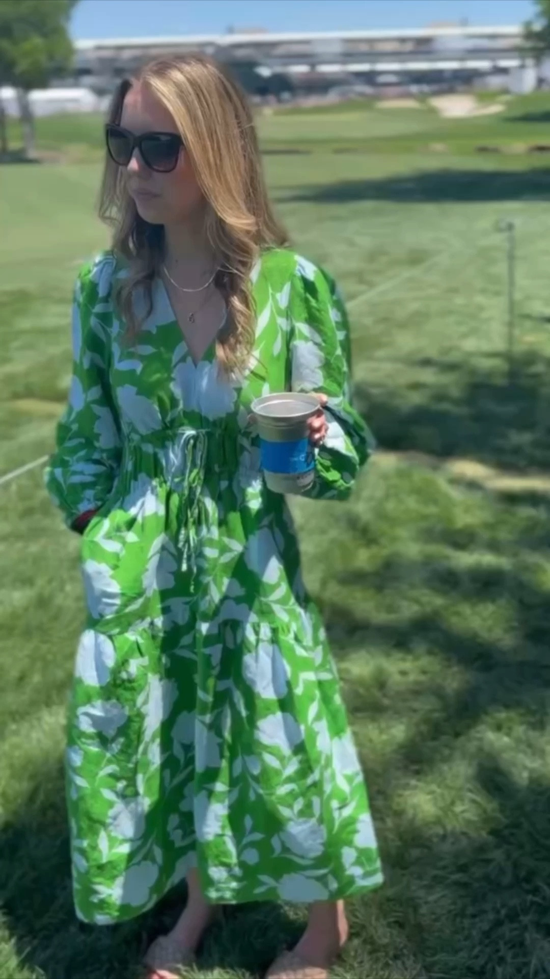 Our favorite Kate Spade New York x Target find for spring/summer 💚 Only $45 dollars and now on sale for $31.50!! Selling out fast so turn on those back in stock notifications! Fits TTS and has adjustable waist ties in the front

#LTKSeasonal #LTKFindsUnder50 #LTKSaleAlert