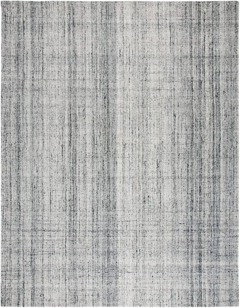 SAFAVIEH Abstract Collection 9' x 12' Grey/Black ABT141B Handmade Premium Wool & Viscose Area Rug | Amazon (US)