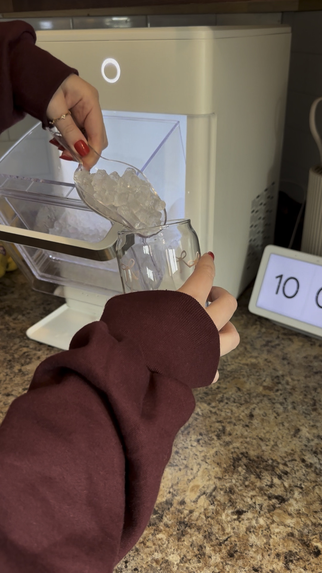 Fellow beverage girlies, this is the one! My new GE Opal Nugget Ice Maker in stunning stone ivory (a Target exclusive from Hearth & Hand!) is officially a game-changer. It’s on sale now, so you can bring that perfect nugget ice to every drink! 🧊 

#LTKGiftGuide #LTKHome #LTKSaleAlert