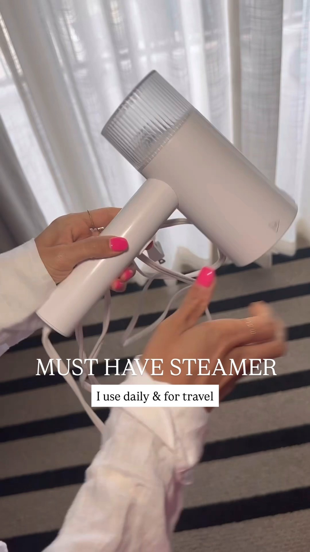 Portable steamer I use at home and for travel! 

#LTKPetite #LTKTravel