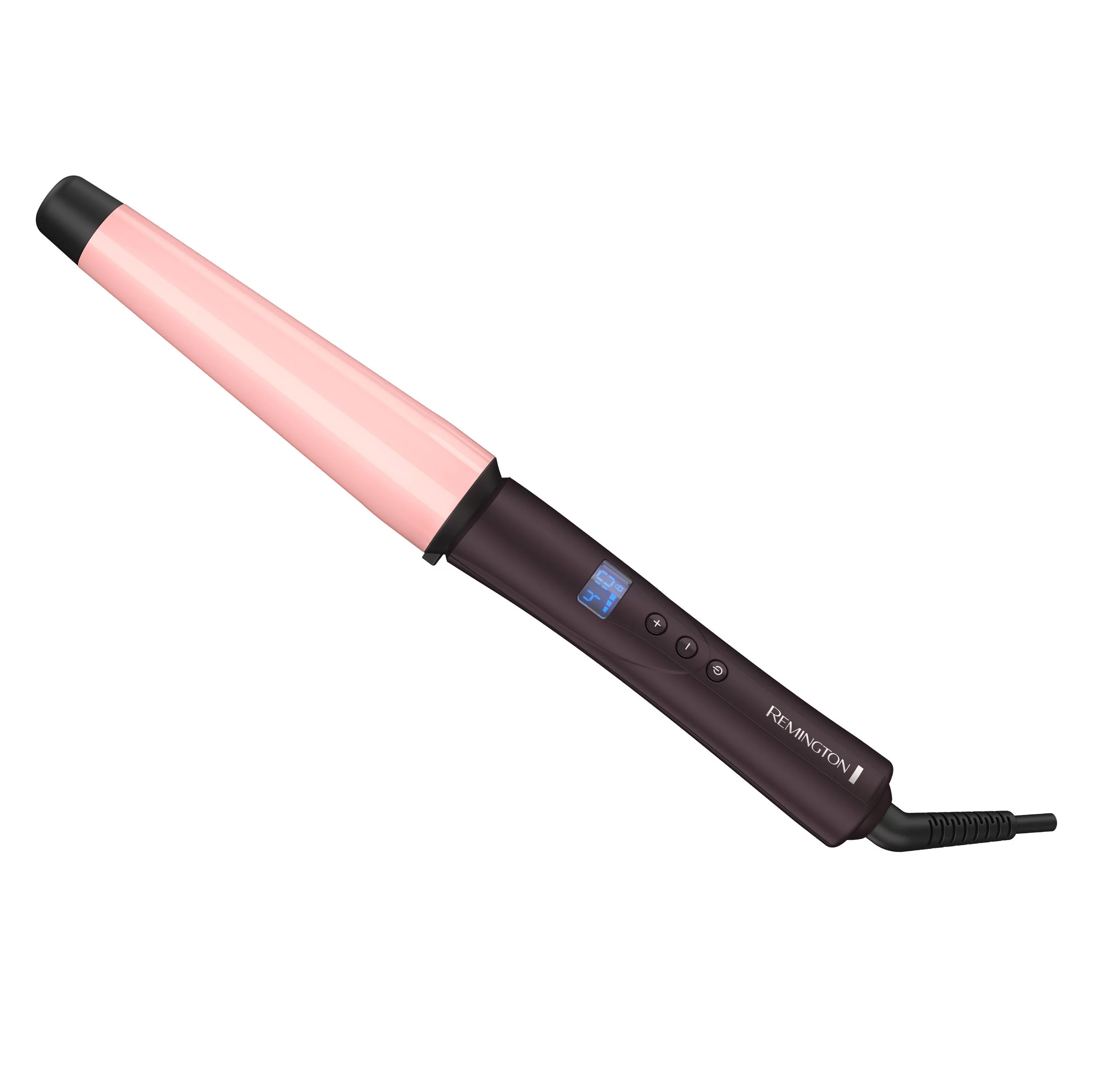 Remington Pro 1" - 1.5" Pearl Ceramic Conical Curling Wand with Soft Touch Finish, Pink/Black, CI... | Walmart (US)