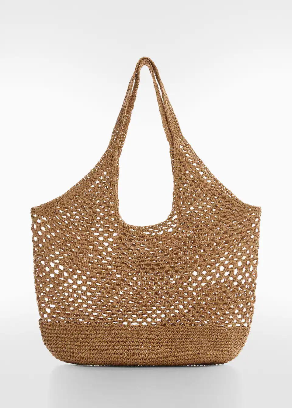 Natural fiber sack bag | MANGO (US)