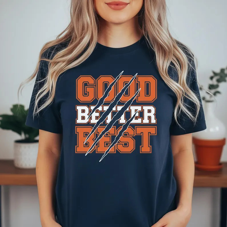 Good Better Best Chicago Football Shirt, Youth Shirts, Chicago Lovers Tee, Bear Down Gifts - Etsy | Etsy (US)