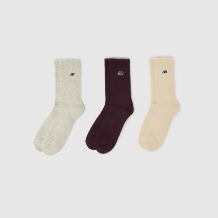 Multi New Balance Patch Logo Crew Socks 3 Pack Socks | schuh | Schuh