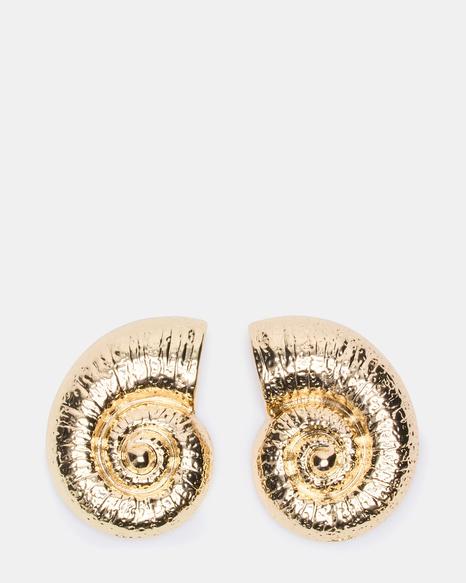 SEASHELL SHAPED EARRINGS GOLD Women's Earrings | Steve Madden (US)