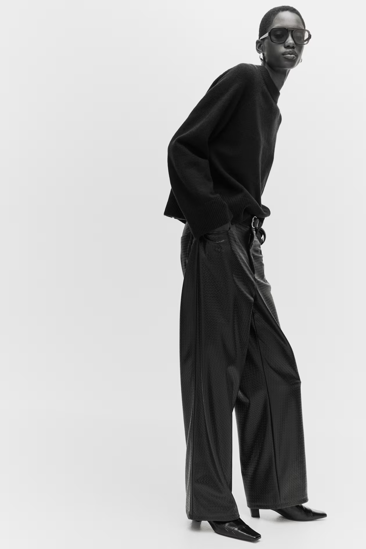 Loose-fit jumper - Dark brown - Ladies | H&M GB | H&M (UK, MY, IN, SG, PH, TW, HK)