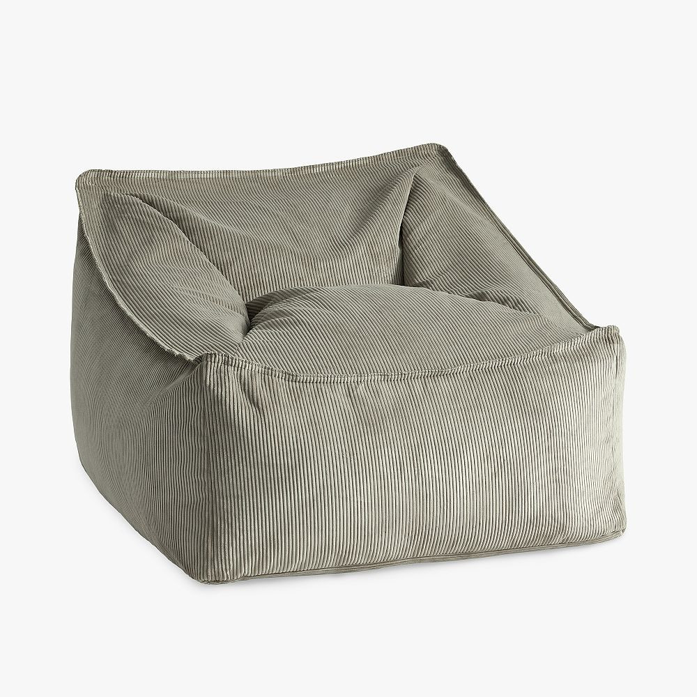Corduroy Dusty Olive Modern Lounger | Pottery Barn Teen