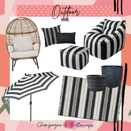 🖤🤍Outdoor faves!! Most of these pieces are currently on sale!!

#outdoor #outdoorfurniture #eggchair #blackandwhite #blackandwhitedecor #outdoorentertaining #outdoordecor #patio #walmart 

#LTKFind #LTKsalealert #LTKhome