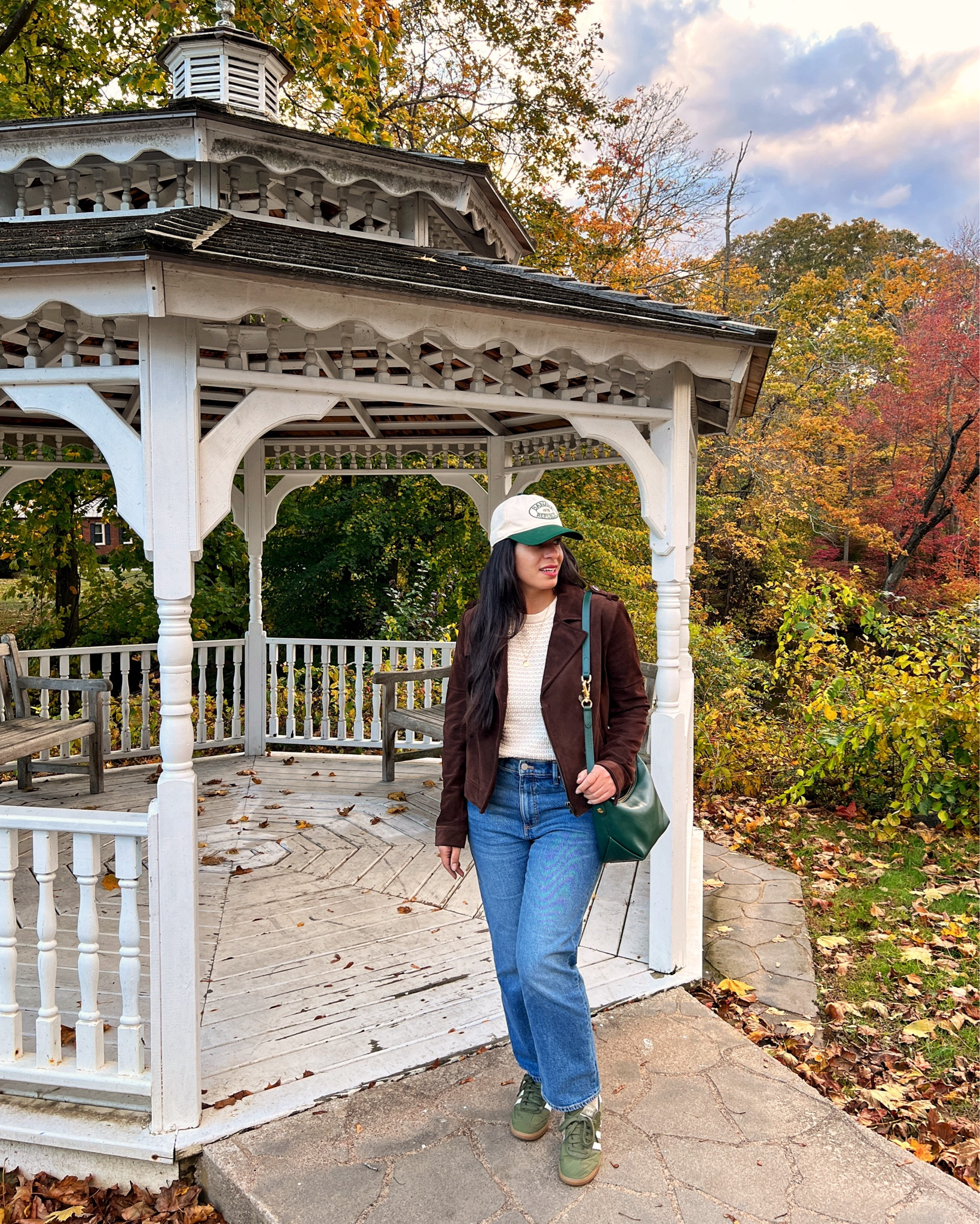 Gazebo in deep river 
