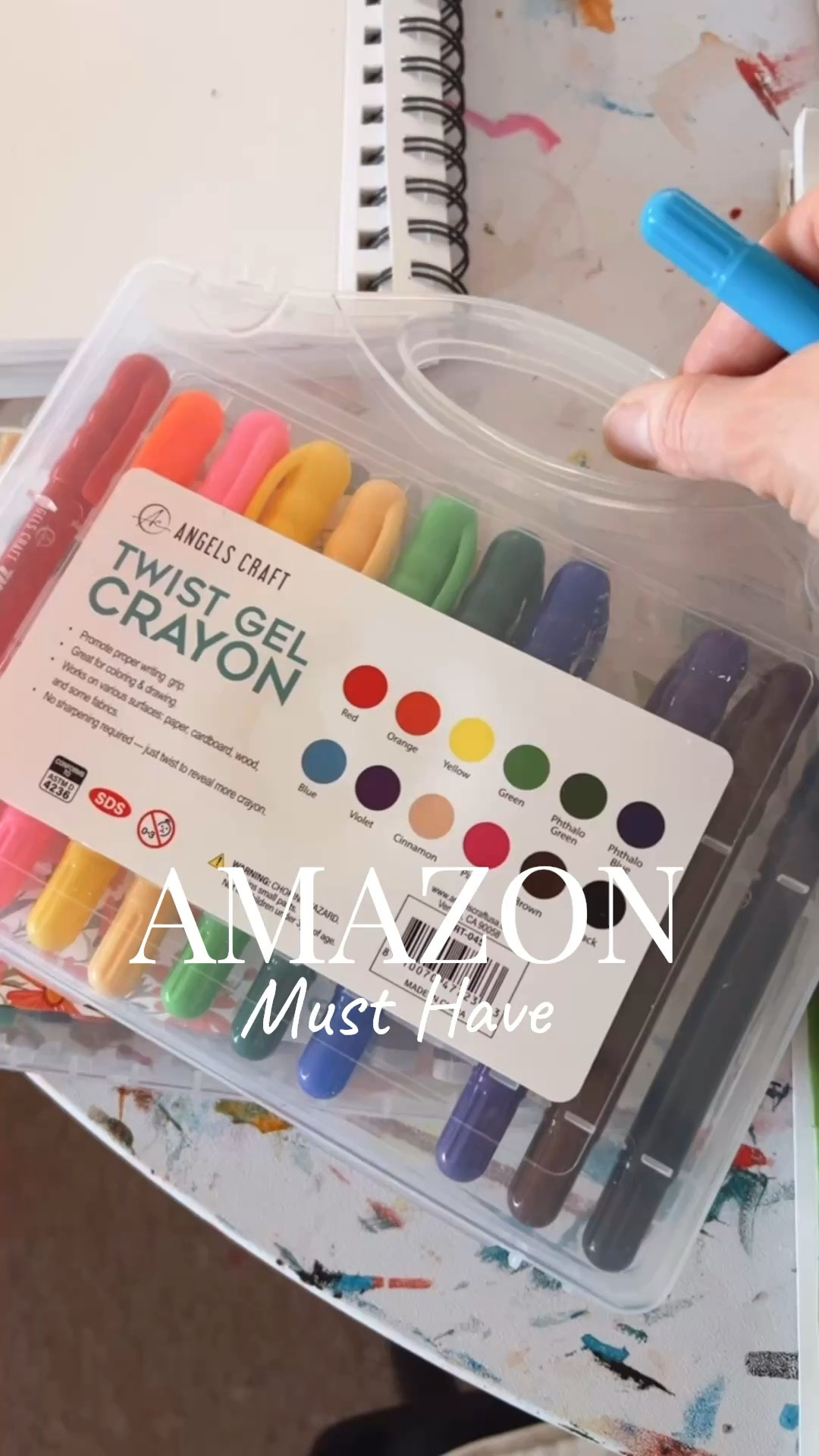 These twist gel crayons are so satisfying! Highly pigmented and glide on smoothly. Analog fun for kids or adults! #screenfree spring break amazon musthaves amazonfind founditonamazon 

#LTKKids