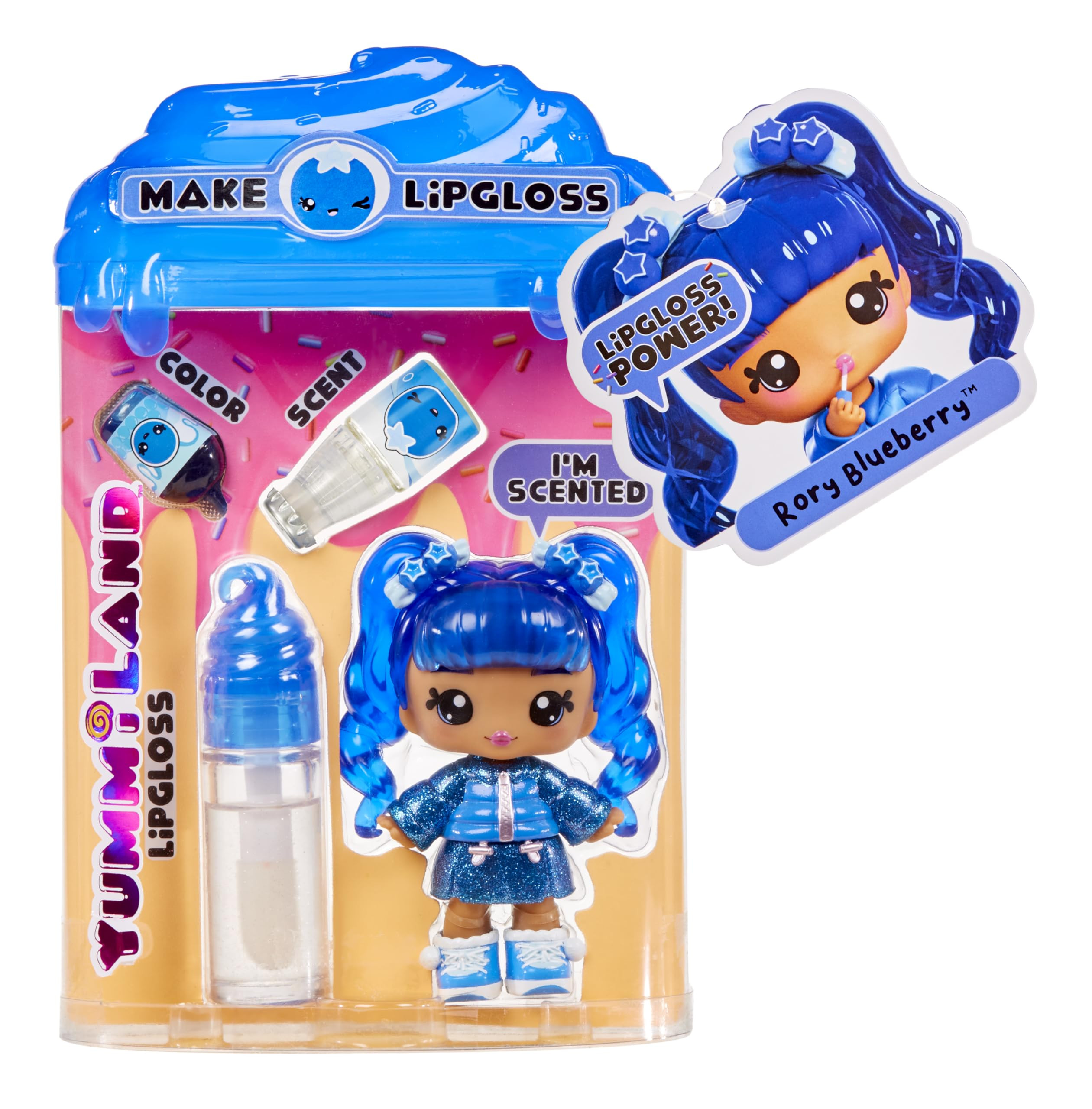 Yummiland Lipgloss Doll- Rory Blueberry, Ages 4+ | Amazon (US)