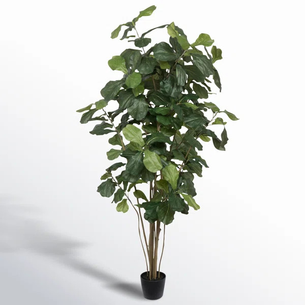 Faux Fiddle Leaf Fig Tree in Pot | AllModern