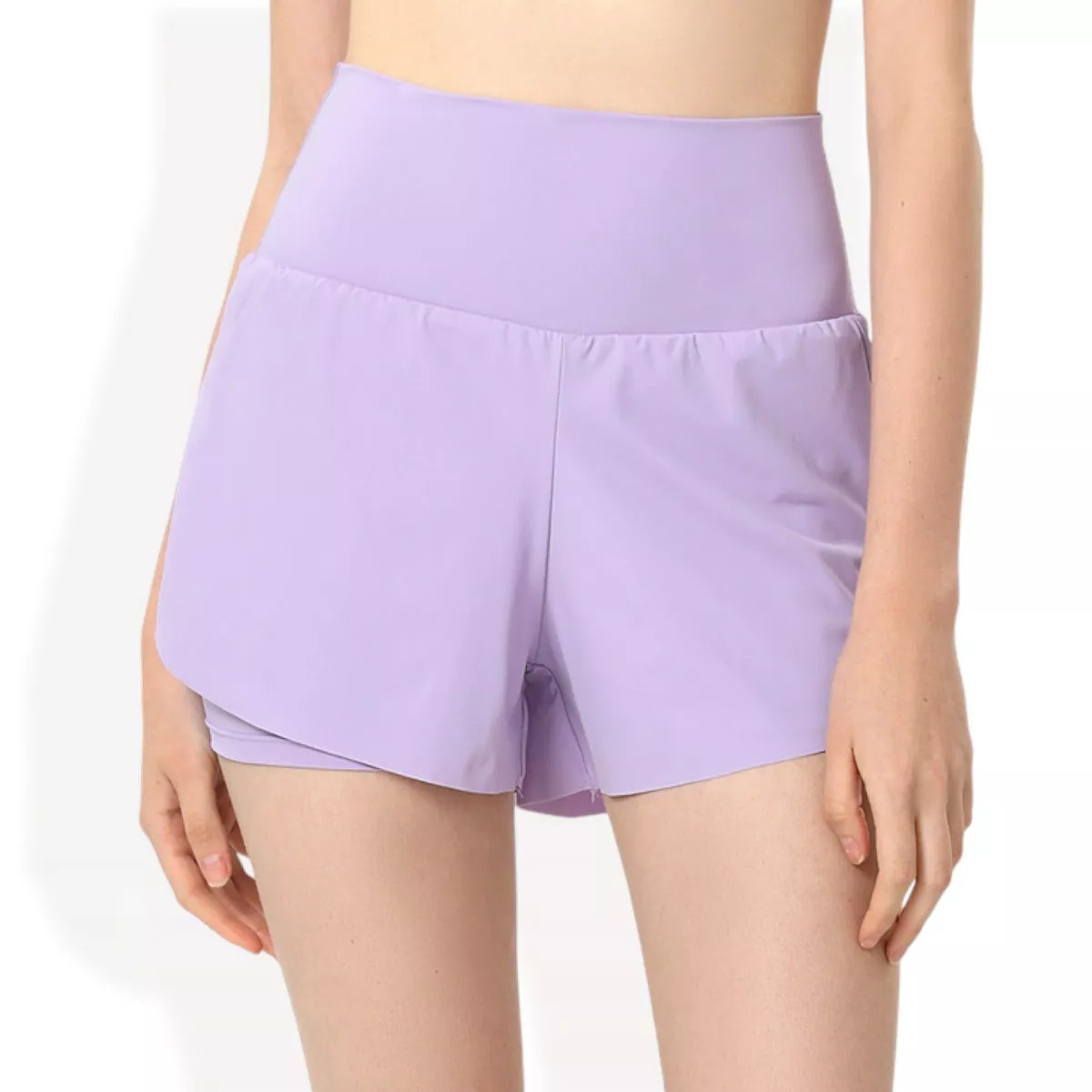 Anna-Kaci Women's High Waist Drawstring Athletic Shorts with Side Pockets | Target