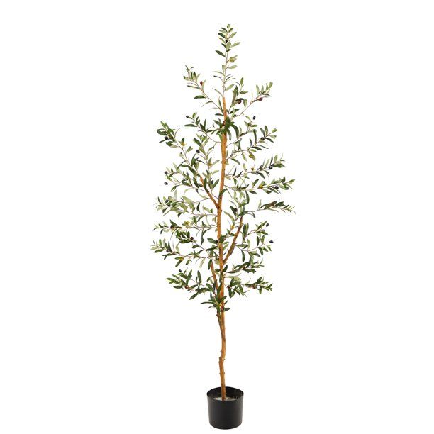 Nearly Natural 5.5' Olive Artificial Tree - Walmart.com | Walmart (US)