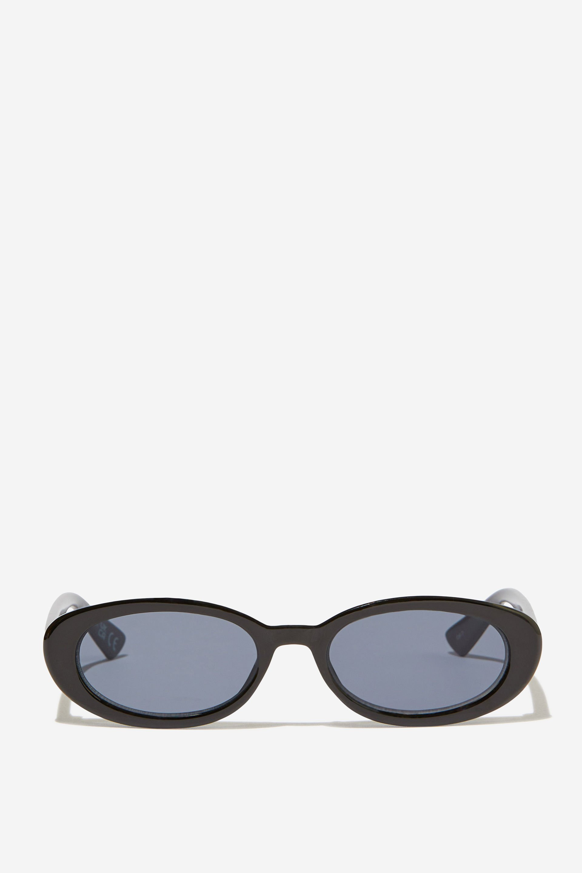 Rubi - Ophelia Oval Sunglasses - Black | Cotton On (ANZ)
